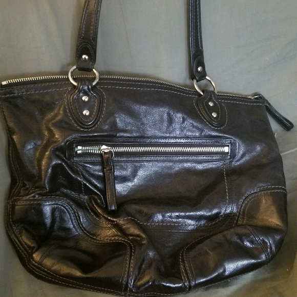 Coach shoulder bag, tiffany blue interior - Picture 3 of 4